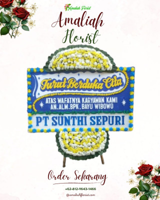 Papan Bunga Duka di Pangkalan Kerinci