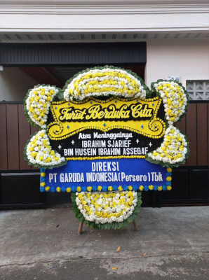Papan Bunga Duka di Pangkalan Kerinci